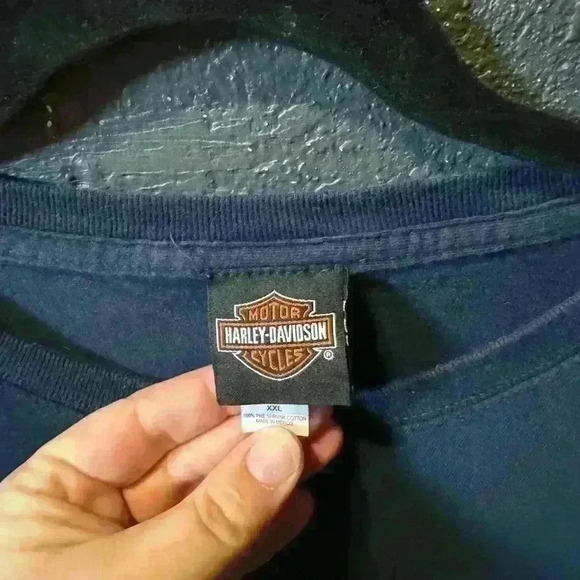 Men’s Harley Davidson Northwest Short Sleeve Blue Tshirt Size XXL - Picture 3 of 5